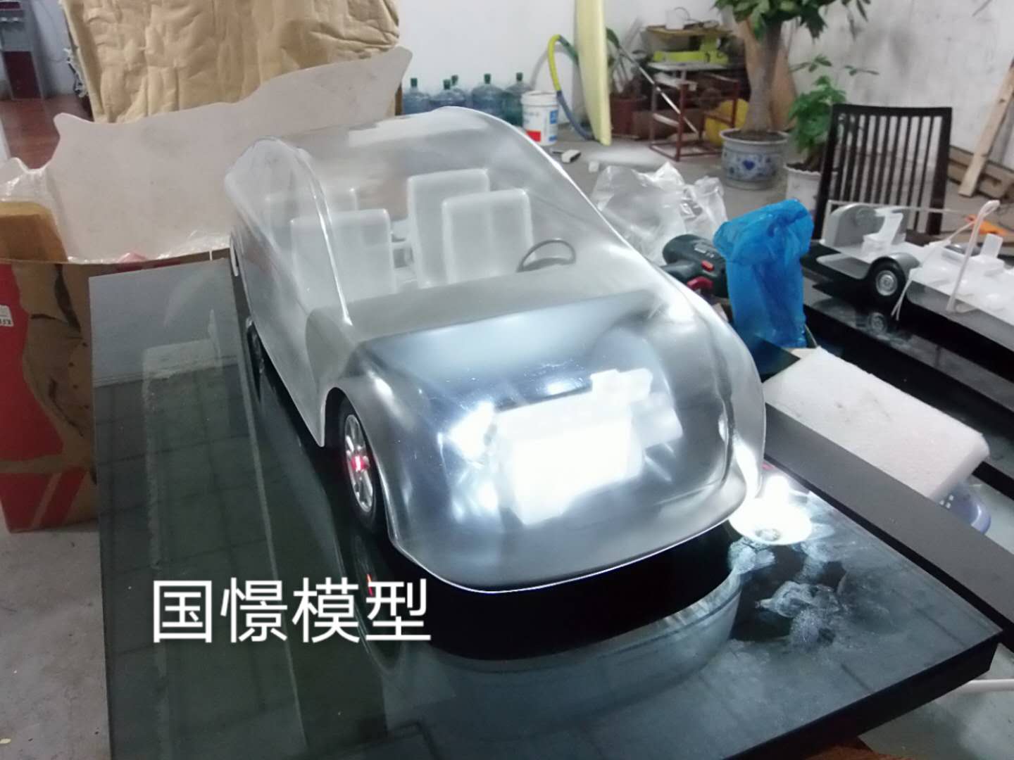 曲阜县透明车模型